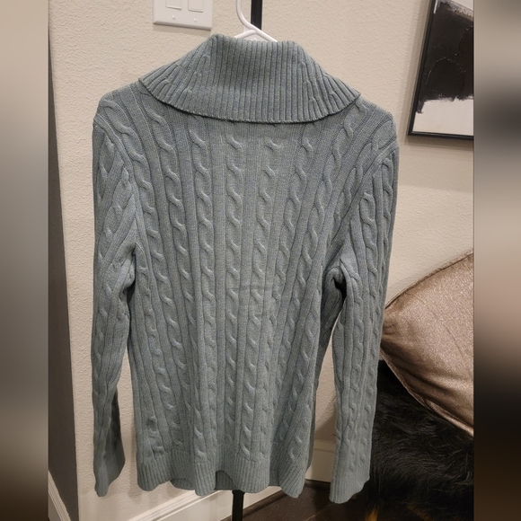 LRL buckled shawl-collar cardigan - Picture 2 of 3